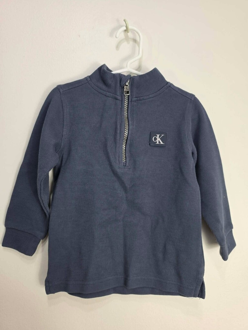 Calvin Klein Kids Dark Blue Half-Zip Pullover